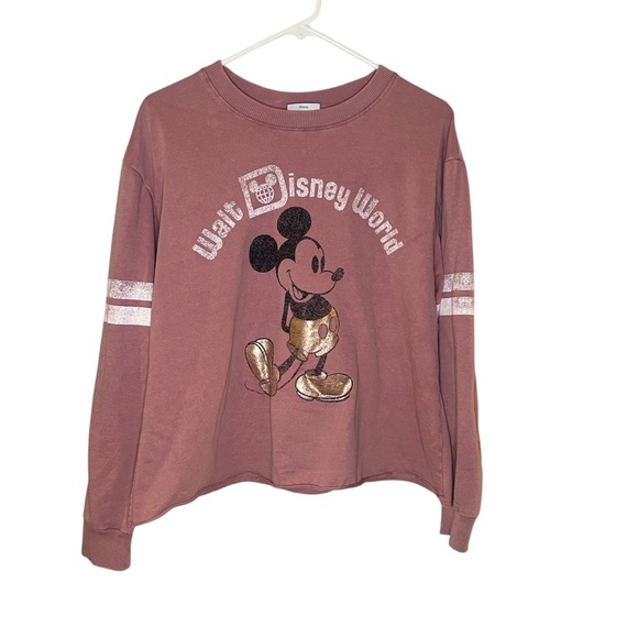 Disney Tops - Disney Mickey Mouse Sweatshirt - Pink